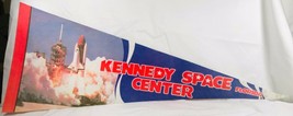 Vintage Kennedy Space Center Florida Space Shuttle 29” Pennant Flag - £11.76 GBP