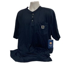NEW Buffalo Outdoors Henley Shirt Mens XXL Navy Workwear - $16.19