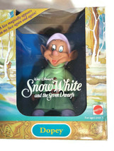 Disney Snow White Dwarf Dopey Elf Pixie Vintage Vinyl Plastic Doll Toy 1992 - $24.99
