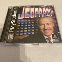 Jeopardy PS1 GAME (Sony PlayStation 1, 1998) ALEX TREBEK COMPLETE CIB - $4.96