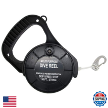 Scuba Choice Scuba Diving Multi Purpose Dive Reel, 150ft, Black - $52.78