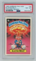 1985 Topps Garbage Pail Kids OS1 Series 1 Blasted Billy 8b Glossy Card Psa 8 Gpk - £376.54 GBP