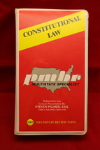 Pmbr Constitutional Law Steven Palmer Multistate Review 4-Tape Audiobook... - £6.71 GBP