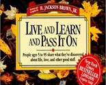 Live &amp; Apprendre &amp; Passe It On [ Livre de Poche ] [Jan 01,1992] H.JACKSO... - $33.66