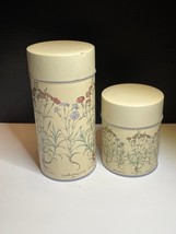 Vintage Set of Two Tin Canisters 1992 Vin Cenzo International Corp. Bota... - $23.25