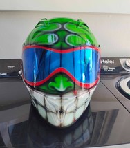 CUSTOM SMILEY FACE MOTORRADHELM - $445.88 CAD
