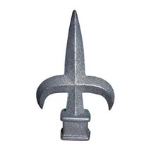 1/2" Finial Banana Peel Square Pipe Gate Fence Topper Ornament Weld On C... - $1.40