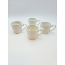 Johnson Bros. Regency Snow White Mug Made In England Vtg Set 4 - $628.11 MXN
