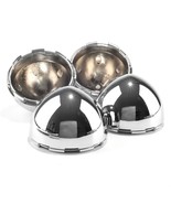 4pc For Ultra Motorsports 89-0401 60971890-F 96.2mm Chrome Plastic Cente... - $1,192.45 MXN