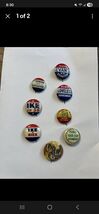 Vintage Political Pin Lot Eisenhower “Ike 56”, Stevenson, Loveless Buttons - $48.02