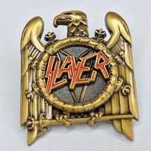 Slayer &quot;Premium Eagle&quot; Metal Edition Enamel Pin Badge Heavy Metal Brooch Pin - £10.13 GBP