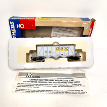 HO Walthers CSX 932-7051 40&#39; Ortner Aggregate 100 Ton 3 Bay Car # 290811 - $56.99