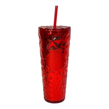 New 2023 Starbucks Holiday Winter Red Diamond Crystal Prism 24oz Cup Tumbler - £16.96 GBP