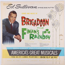 Ed Sullivan - Songs &amp; Music Of Brigadoon &amp; Finian&#39;s Rainbow 1959 Vinyl LP ES 12 - $15.10