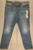 NWT Gymboree Super Skinny Adjustable Waist Girls Size 8 Plus Denim Jeans C81036 - $17.99