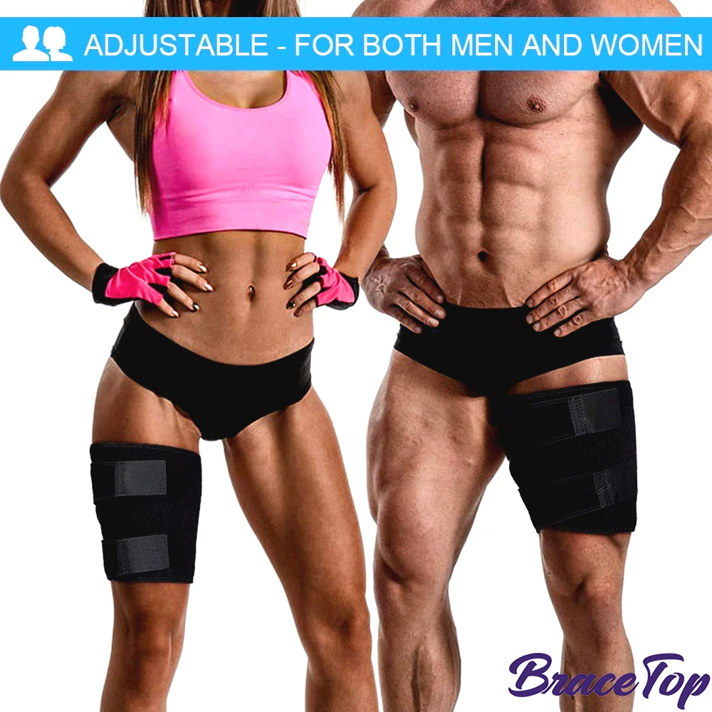 Sporting BraceTop Thigh Brace Support Hamstring Wrap Compression Sleeve Trimmer  - £29.03 GBP