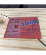 Tyler Junior College Football Ticket Stub 1950s tyler texas - $23.22 CAD
