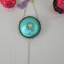 Push Pin Sequin Handmade Ornament 37+ Lot Beaded Jeweled XMAS Satin Ball MCM GVC - £90.49 GBP