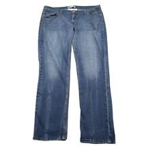 Levis Pants Womens Blue Straight Too Superlow Medium Wash Denim Jeans - $26.71