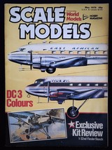 Scale Models Magazine May 1979 mbox2142 DC-3 Colours - £3.91 GBP