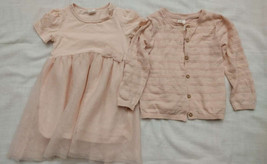 H&amp;M Baby Girl 12-18 Months Pink  Dress and 1 1/2-2 years  jacket - $9.41