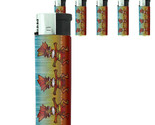 Tiki Statues D8 Lighters Set of 5 Electronic Refillable Butane Polynesian  - £12.62 GBP