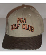 NEW!  PGA GOLF CLUB KHAKI NOVELTY BASEBALL CAP / HAT - £18.25 GBP
