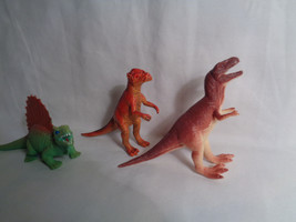 Lot of 3 Plastic Dinosaur Figures / Cake Toppers - £2.33 GBP