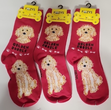 FOOZYS CANINE GOLDEN DOODLE PUPPY DOG SOCKS DRESS CASUAL UNISEX PET 3 PA... - €11,56 EUR
