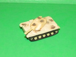 plastic tracked tank w/4 free moving wheels, moving turret 1930&#39;s ? - $28.71