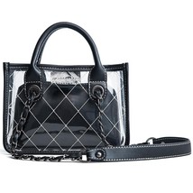 Handbag 2022 New Transparent Bag Composite jelly Bag Women&#39;s Shoulder Me... - £29.57 GBP