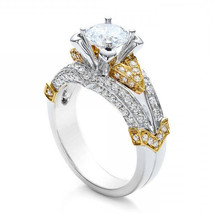 0.65 KT Rotondo Diamanti Finti Argento Sterling Anello di Fidanzamento Solitario - £129.81 GBP