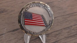 USAF AMC Air Mobility Command Airman Of The Year 2001 Challenge Coin #745U - £8.66 GBP
