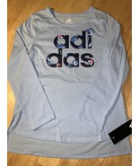 LARGE Girls Adidas Long Sleeve Tee BNWTS $26.00 - $288.59 MXN
