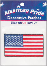 American Pride Decorative Patches-Large American F - £9.02 GBP