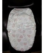 Blankets &amp; Beyond White/Pink Elephant Swaddle Bag for 0-3 Months Infant - $33.68 CAD