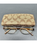 Coach Hope (213) Coffee Eyeglasses FRAMES &amp; CASE ONLY 51/16 135mm FAST S... - $18.99