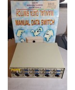 Manual data switch  4-Ports External Monitor/keyboard/mouse switch - £18.99 GBP