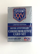 1990 Pro Set NFL Super Bowl XXV Commemorative 160 Complete Factory Sealed Set - £9.49 GBP