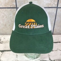 Great Plains Hat Mens One Size Green Mesh Adjustable Ball Cap Paramount - £11.83 GBP