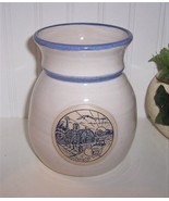 Deneen Pottery 1988 Special Edition Squatty Pot/ Vase"Sunrise Farm" Sc - $24.74