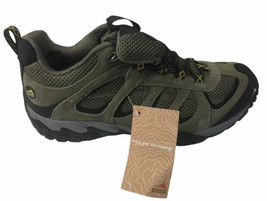 Pacific Mountain Cairn Lo Mens Hiking Shoes Green Black PM007641-301 Sz 10 - £23.95 GBP