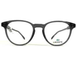 Lacoste Eyeglasses Frames L2838 035 Clear Gray Round Full Rim 49-19-145 - £62.19 GBP