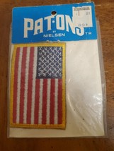 Patons By Nielson American Flag No Sew Peel Off Vinyl Patch Vintage D - $72.25 MXN