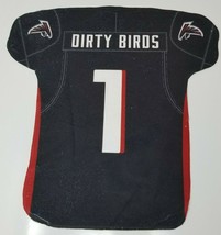 Atlanta Falcons Support Rally Towel Black Red Dirty Birds Number 1 Imperfect - £8.89 GBP