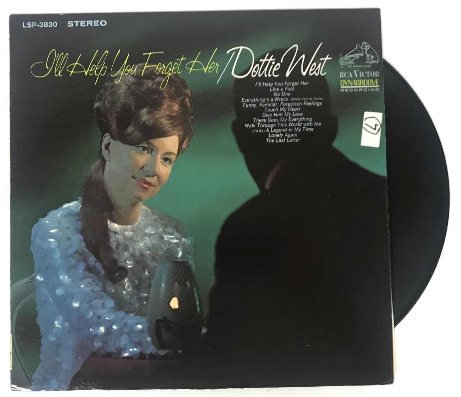 Dottie West Signed Autographed &quot;I&#39;ll Help You Forget Her&quot; Album - Muelle... - $79.99