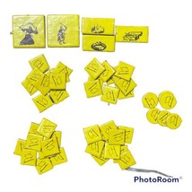 Game Parts Pieces Wizards Quest 1979 Avalon Hill Yellow Hero Sorcerer Flags - $4.99