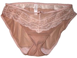 CHANTELLE C 3383 Pari PANTY Underwear SKIN ROSE Sheer LACE Detail MID RI... - $79.17