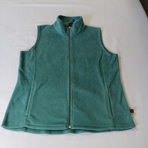 Vintage Woolrich Woolen Mills Women's L Green Full Zip Sleeveless Pockets Vest image 10