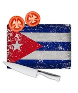 Cuba : Gift Cutting Board Flag Retro Artistic Cuban Expat Country Made I... - $540.83 MXN